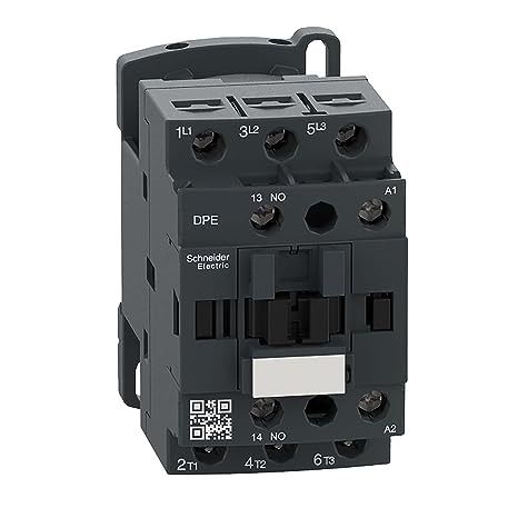 Schneider Electric - DPE18B7 Easy TeSys IEC Contactor, 7.5HP, 480V, 24VAC, DIN-Rail Mount/Vít cố định